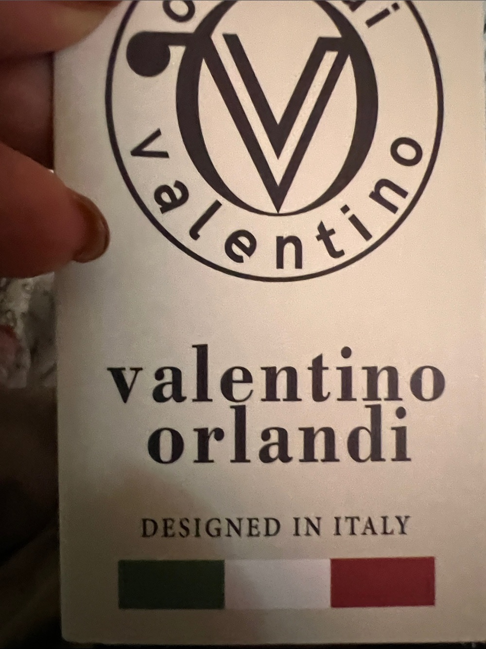 Valentino Orlandi Vegan Leather Crossbody with Gold Studs and V Emblem - Picture 9 of 9